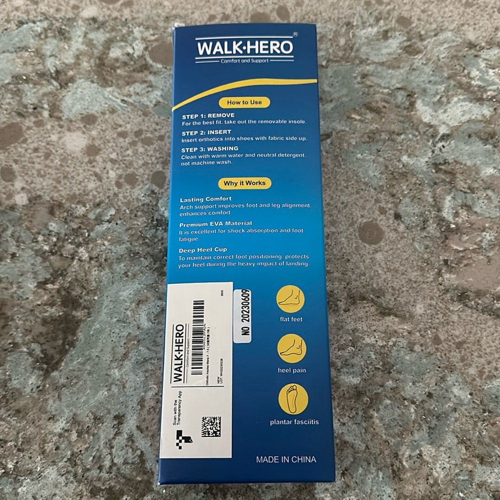 Walk Hero Orthotic insoles